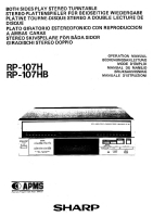 Sharp RP-107-Owners-Manual